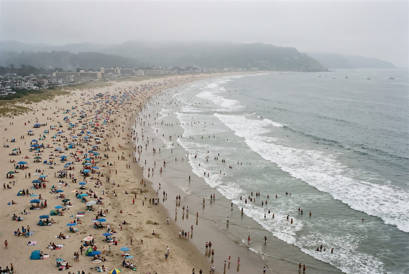 A Crowded Beach
