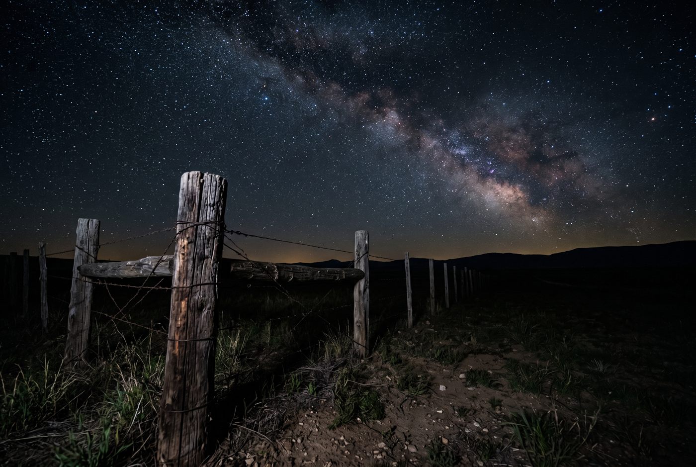 Stars Over a Fence